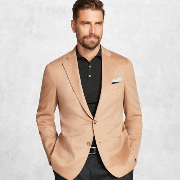 Croft & Barrow Mens Wool /Camel Hair Blend Blazer
